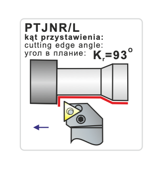 Nóż tokarski składany PTJNR 2020-16K