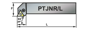 Nóż tokarski składany PTJNR 2020-16K