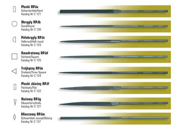 Zestaw pilników igiełkowych RPJ-6 200/100-2