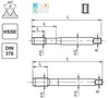 Gwintownik maszynowy 7/16-14 DIN-376 HSSE 800