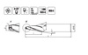 Frez stożkowy do matryc z czołem kulistym średnio-długi HSS-E 12 mm