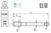 Gwintownik maszynowy M12 DIN-376 HSSE 800