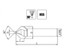 Pogłębiacz Stożkowy Fi 10,4 mm DIN 335-C HSS