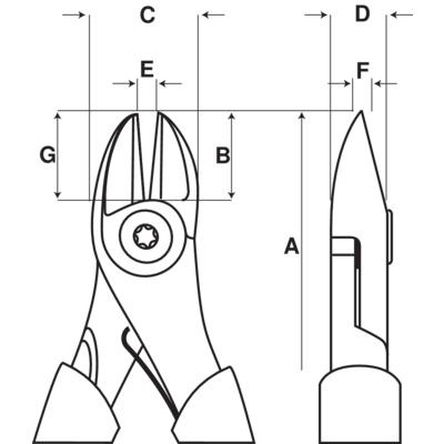 Ucinaki boczne, dł. 160 mm