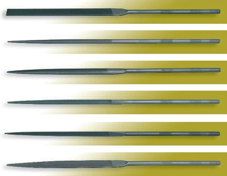 Zestaw pilników igiełkowych 160x80 mm - 6 szt.