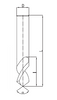 Wiertło centrujące NWCo 3 mm 90° HSS