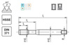 Gwintownik maszynowy M6x0,75 DIN-371 HSSE 800