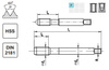 Gwintownik ręczny M18x2 DIN-2181 HSS MF