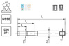 Gwintownik maszynowy M4 DIN-371 HSSE 800