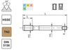 Gwintownik maszynowy G3/8 DIN-5156 HSSE 800X