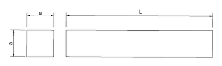 Nóż tokarski DIN 4964 B dł. 160 mm