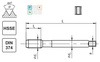 Gwintownik maszynowy M12x1,5 DIN-374 HSSE 800