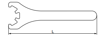 Klucz do nakrętki ER32 240 mm