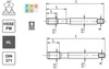 Gwintownik maszynowy No6-32 DIN-371 HSSE-PM MasterTAP skrętny R45