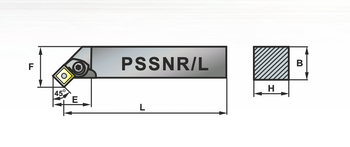 Nóż tokarski składany PSSNR 2020-12