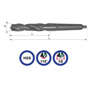 Wiertło NWKC 41mm frezowane HSS